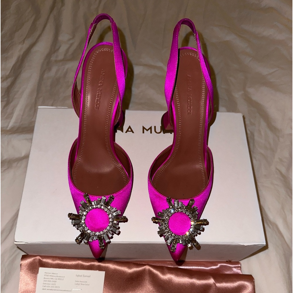 Amina muaddi fuchsia